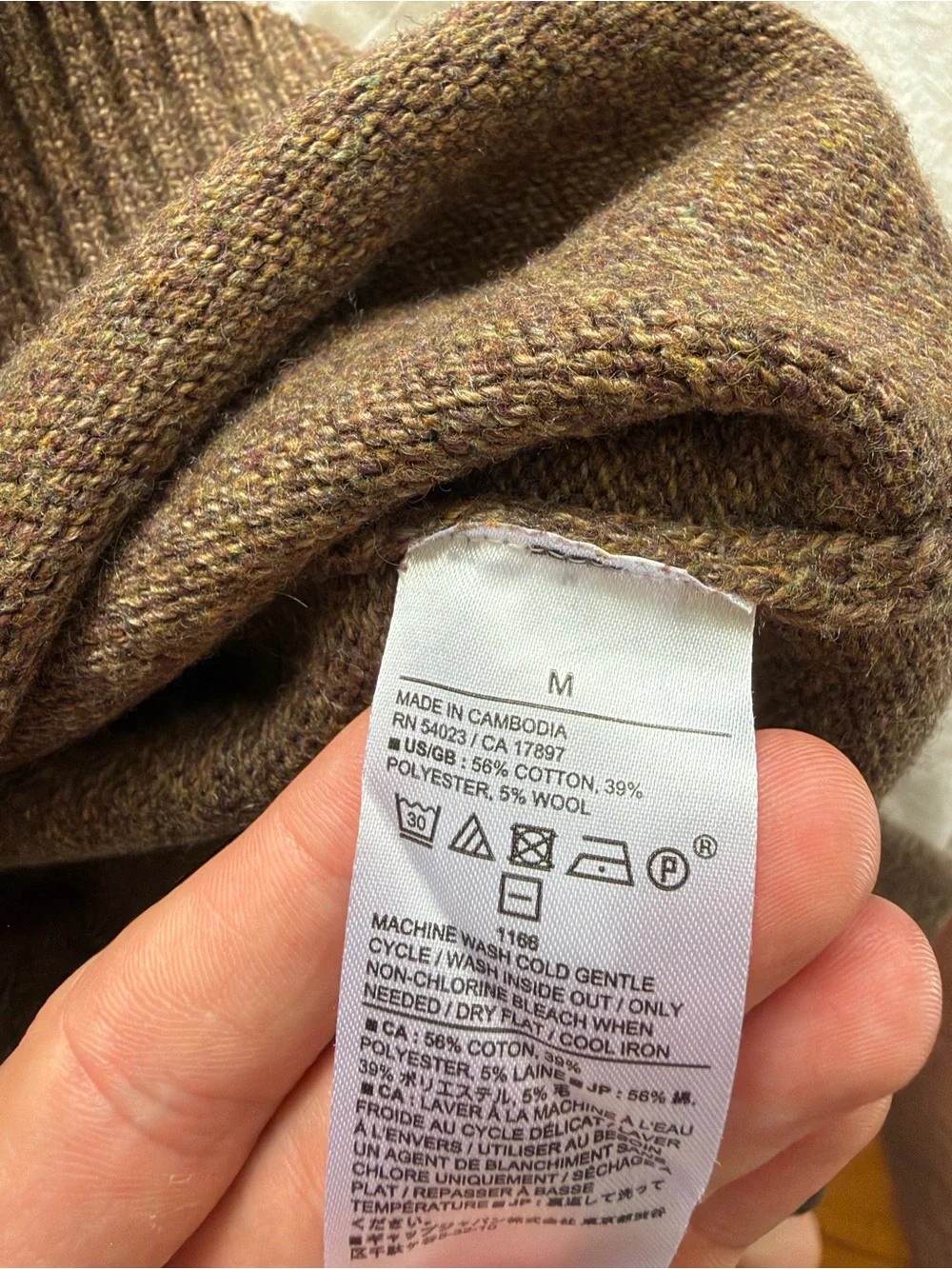 Banana Republic Brown Heather Crewneck Sweater